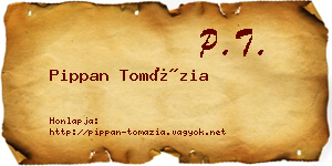 Pippan Tomázia névjegykártya
